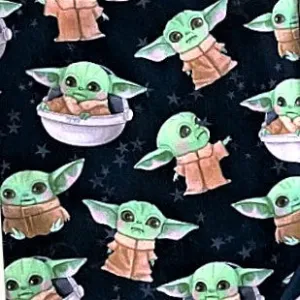 Baby Yoda Too Cute I Am Super SOFT Yoga Band CAPRI Leggings Star Wars Mando Gragu rts