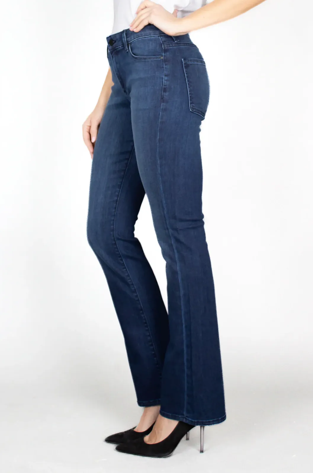 BELLADONNA MID RISE BOOTCUT IN PIPER BLUE