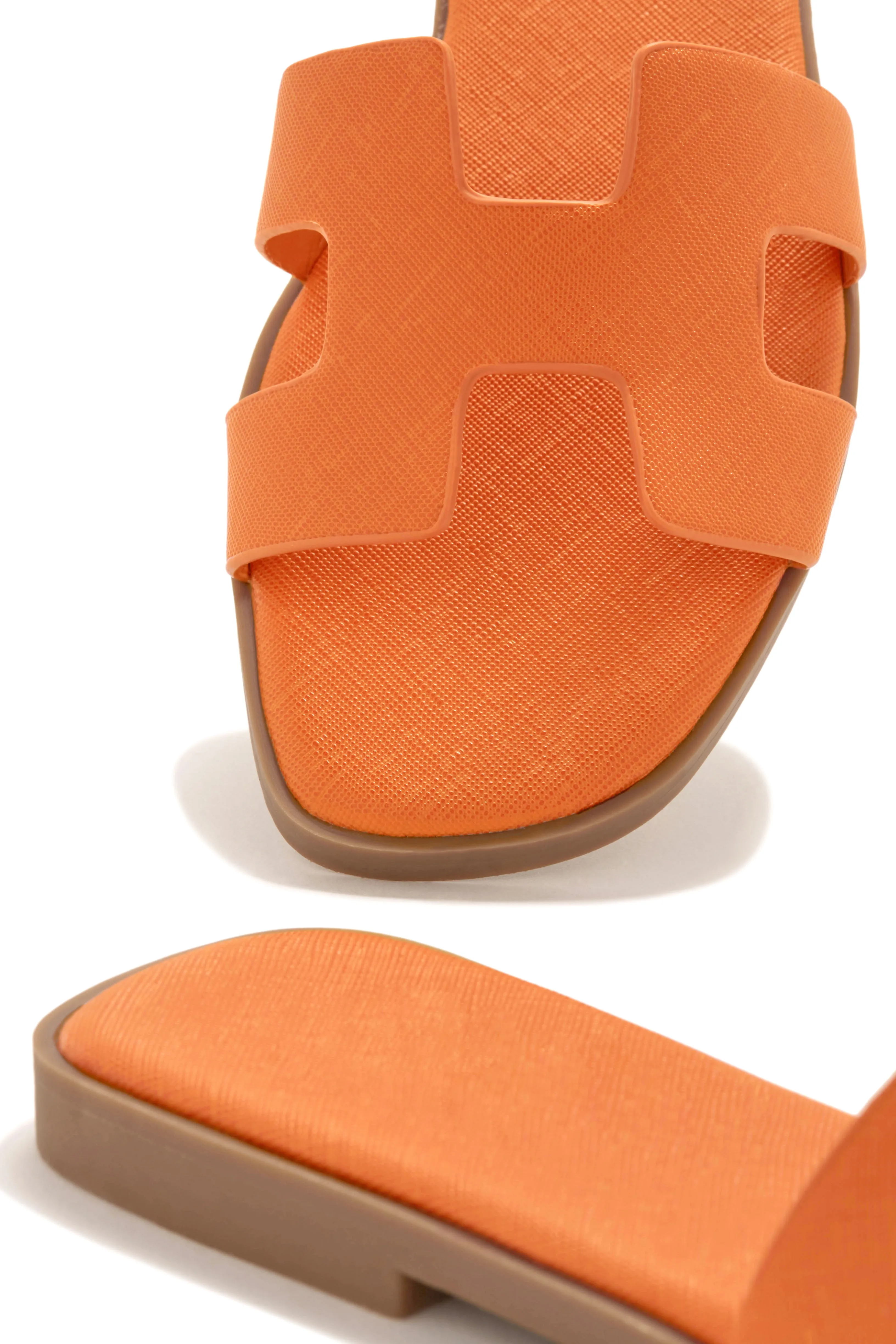 Bianka Slip On Sandals - Orange