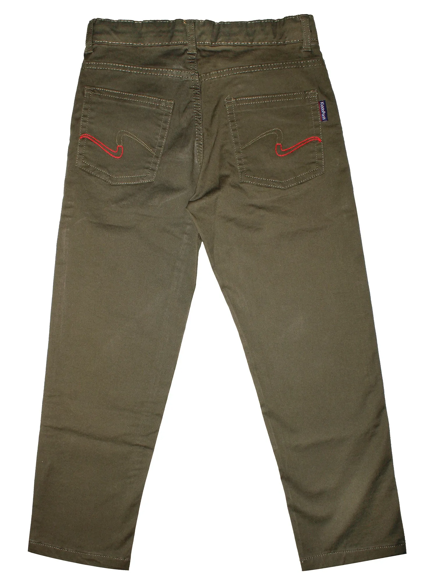 Boys Cotton 5 Pocket Pants