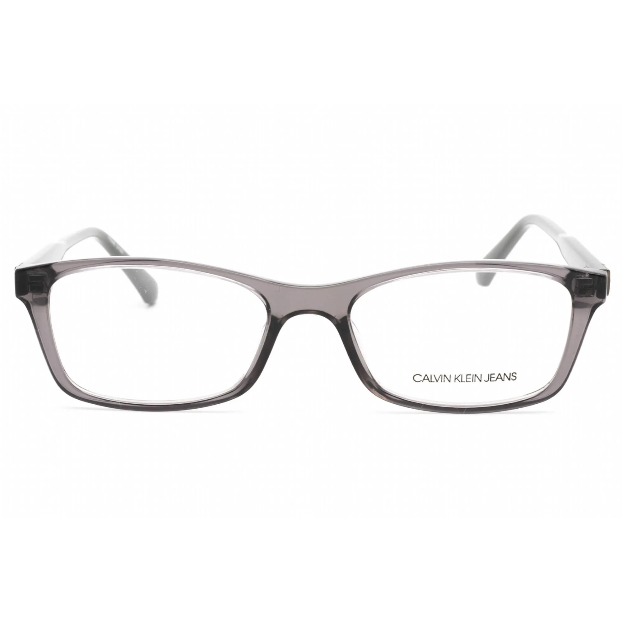 Calvin Klein Jeans Women's Eyeglasses - Crystal Charcoal Rectangular | CKJ19523 006