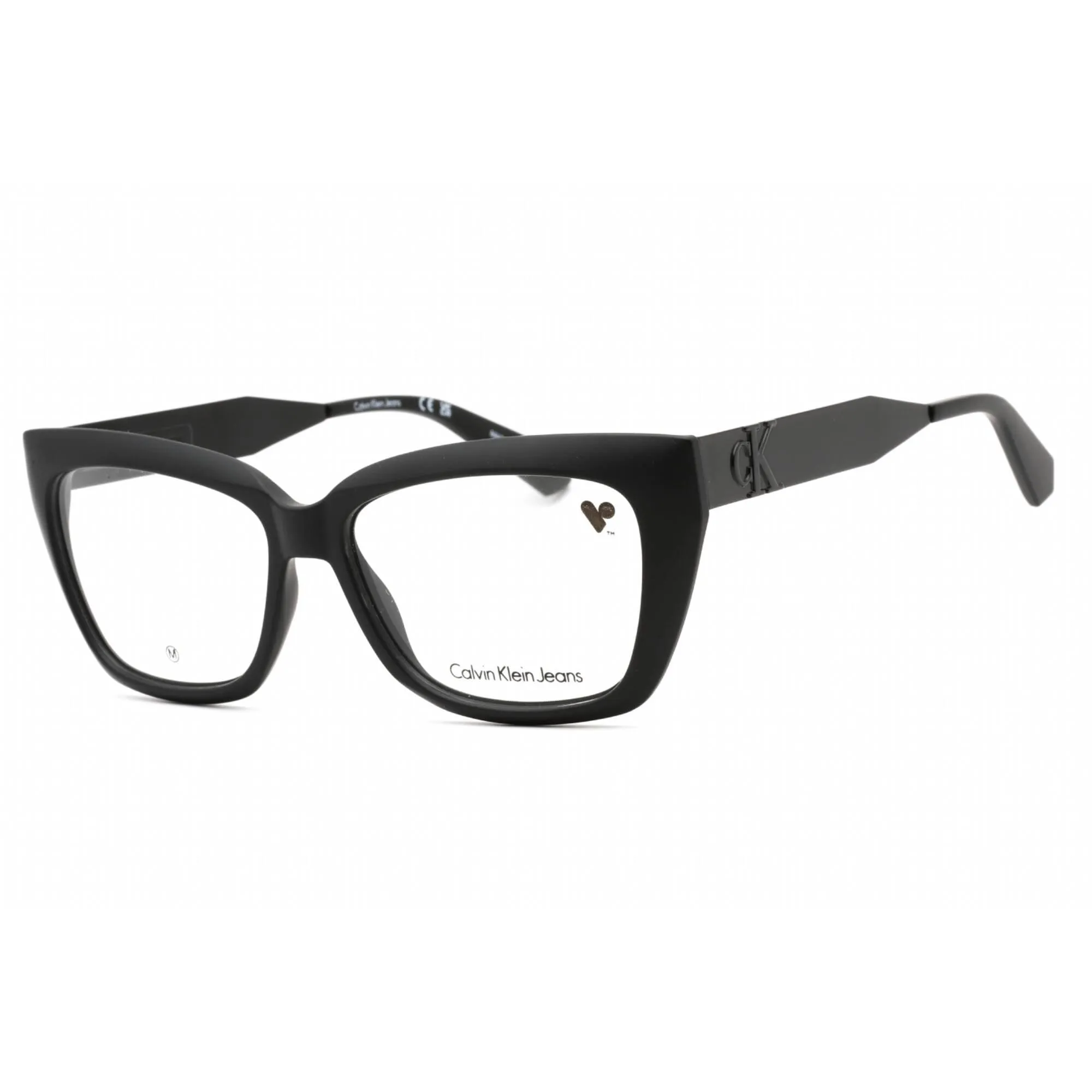 Calvin Klein Jeans Women's Eyeglasses - Matte Black Plastic Frame | CKJ23618 002