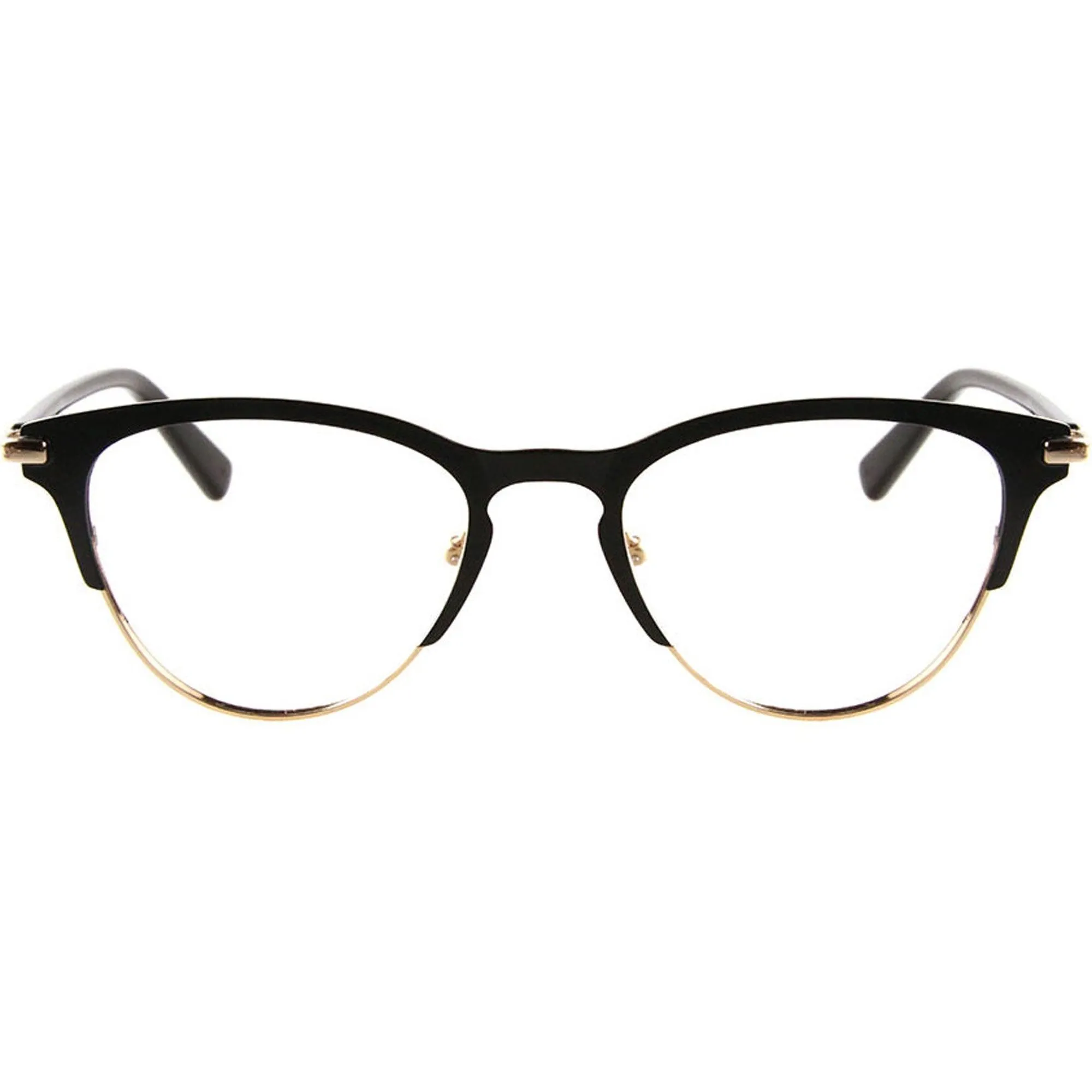 Calvin Klein Jeans Women's Eyeglasses - Satin Black and Gold Frame | CKJ20302 001