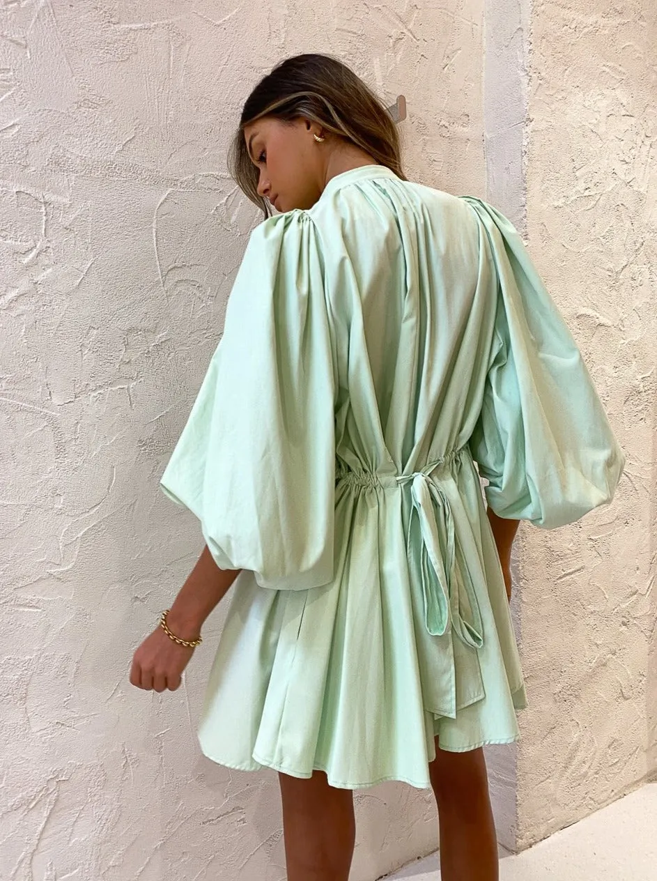 Camilla and Marc Kyra Mini Dress in Sour Apple