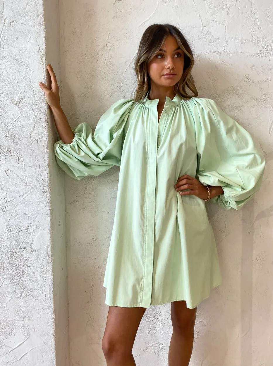 Camilla and Marc Kyra Mini Dress in Sour Apple