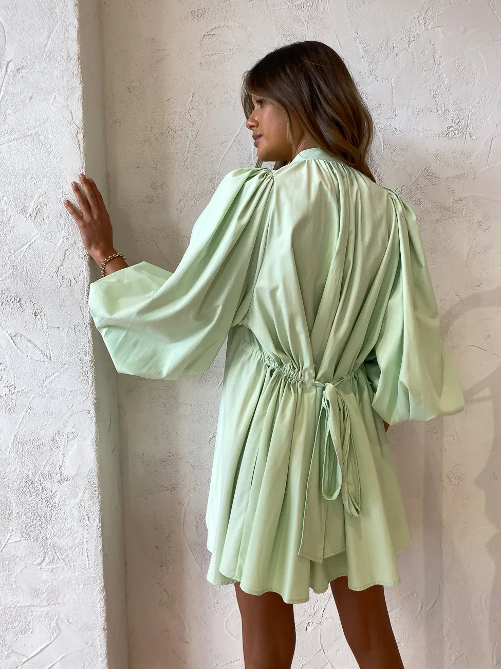 Camilla and Marc Kyra Mini Dress in Sour Apple