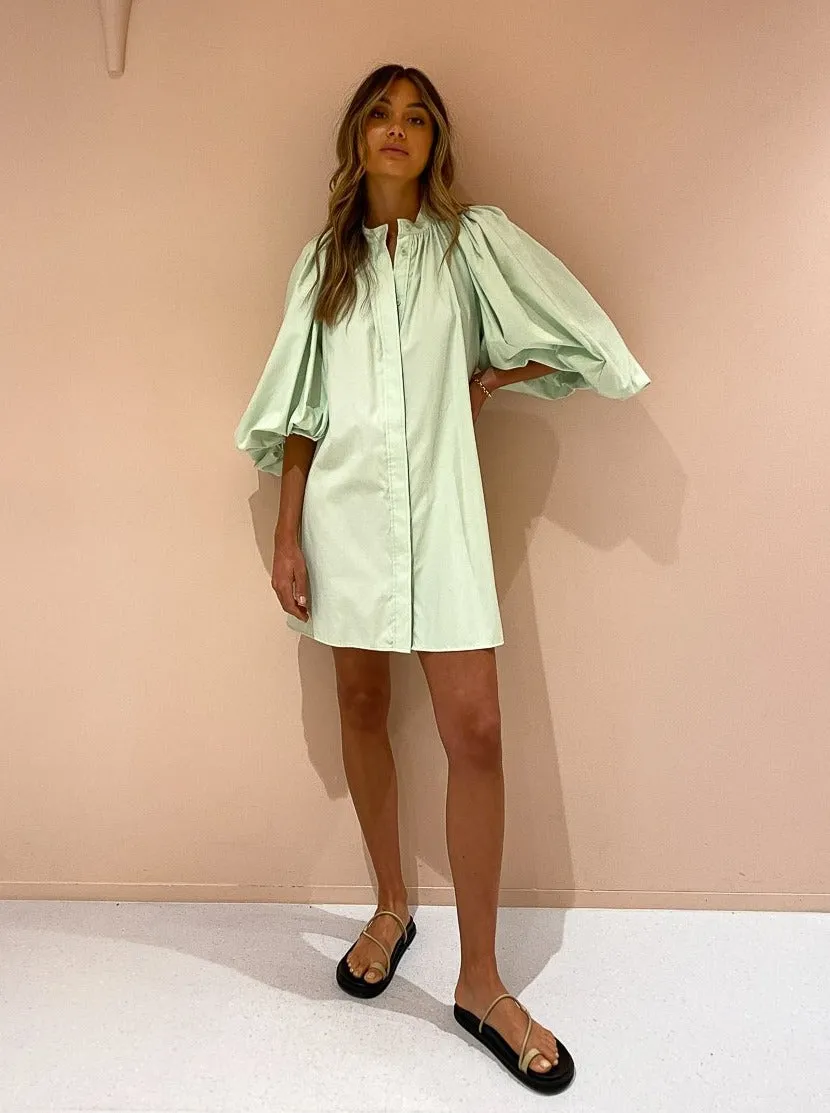 Camilla and Marc Kyra Mini Dress in Sour Apple