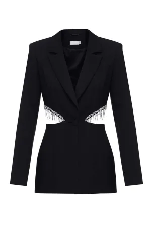 Caster Jewel Blazer Dress