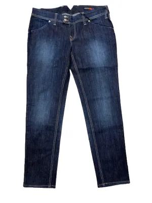 Clink jeans da donna doppio bottone 007031 J64 denim