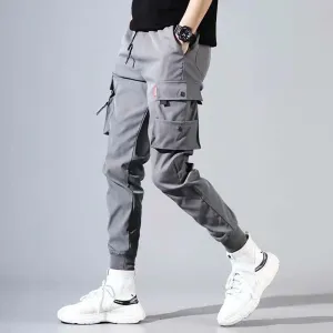 DEANWANGKT Mens Vintage Hip Hop Style Baggy Jeans Men Trousers Jogging Military Cargo Pants Casual Outdoor Work Tactical Tracksuit Pants Summer Thin Plus Size Men's Clothing 5XL