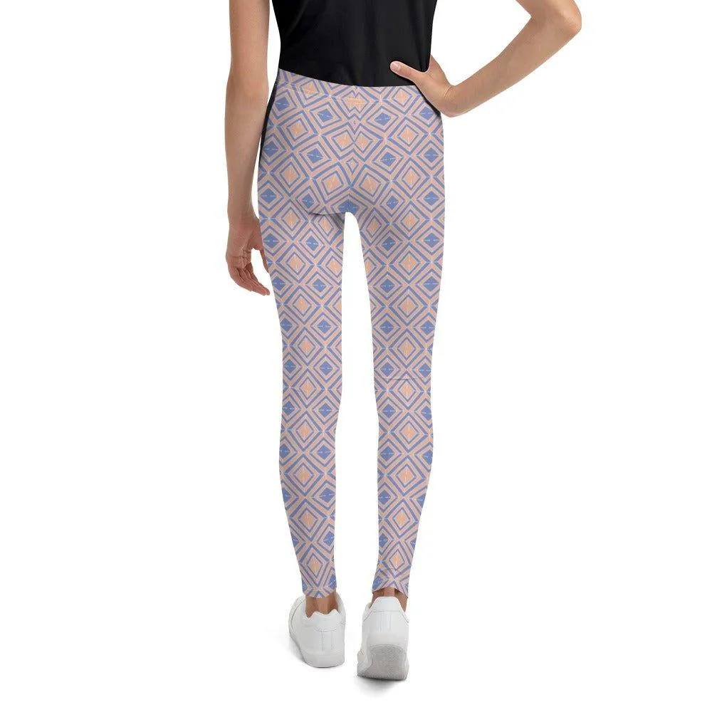 Diamond Patterned Youth Leggings