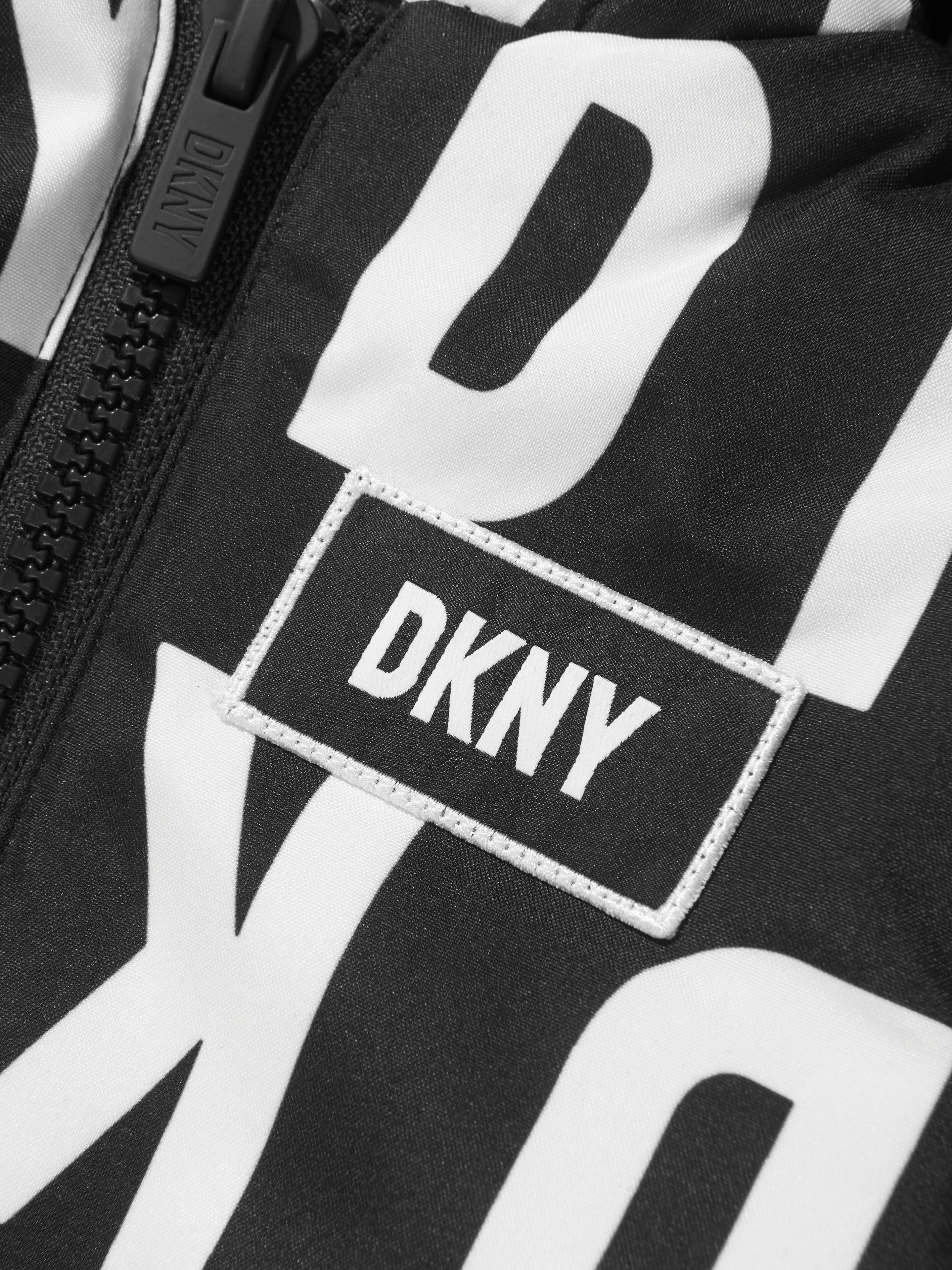 DKNY Boys All Over Logo Puffer Jacket