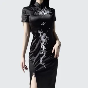 Dragon Cheongsam Dress