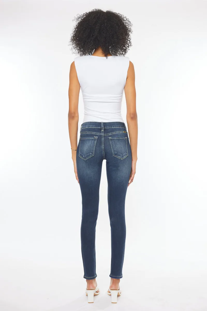 Francesca Mid Rise Super Skinny Jeans