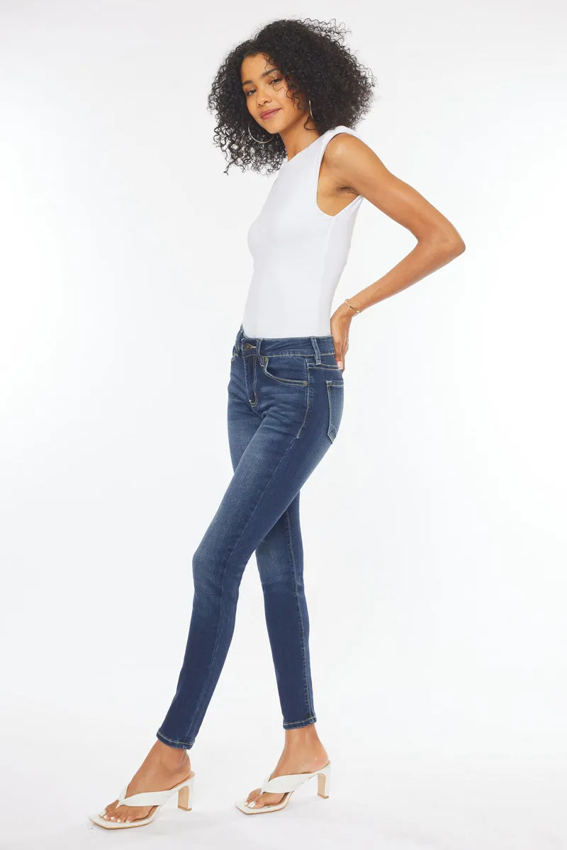 Francesca Mid Rise Super Skinny Jeans