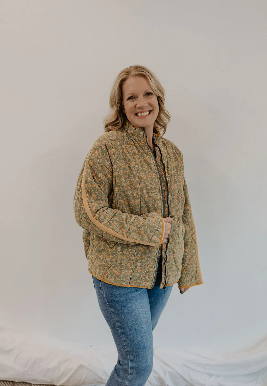 GETTY CORDUROY PUFFER JACKET BY IVY & CO