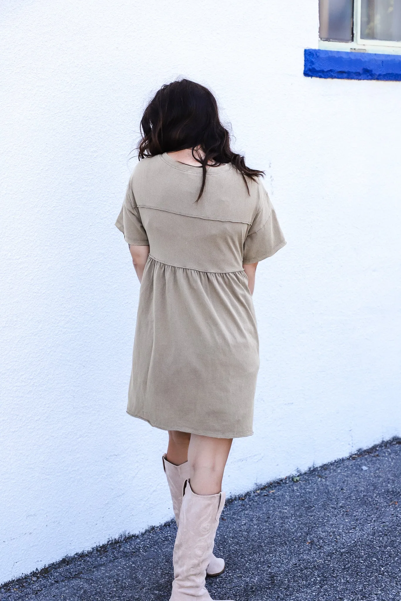 Good Day Short Sleeve Knit Dress