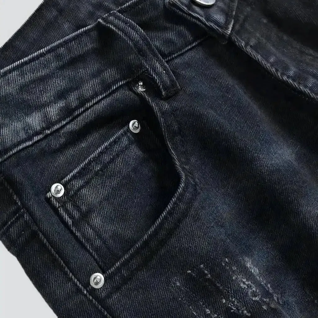 Grey men's y2k jeans