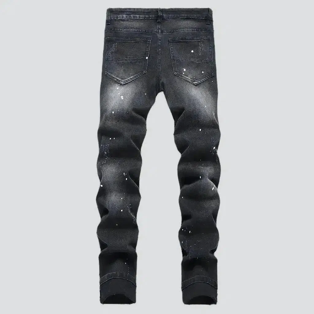 Grey men's y2k jeans