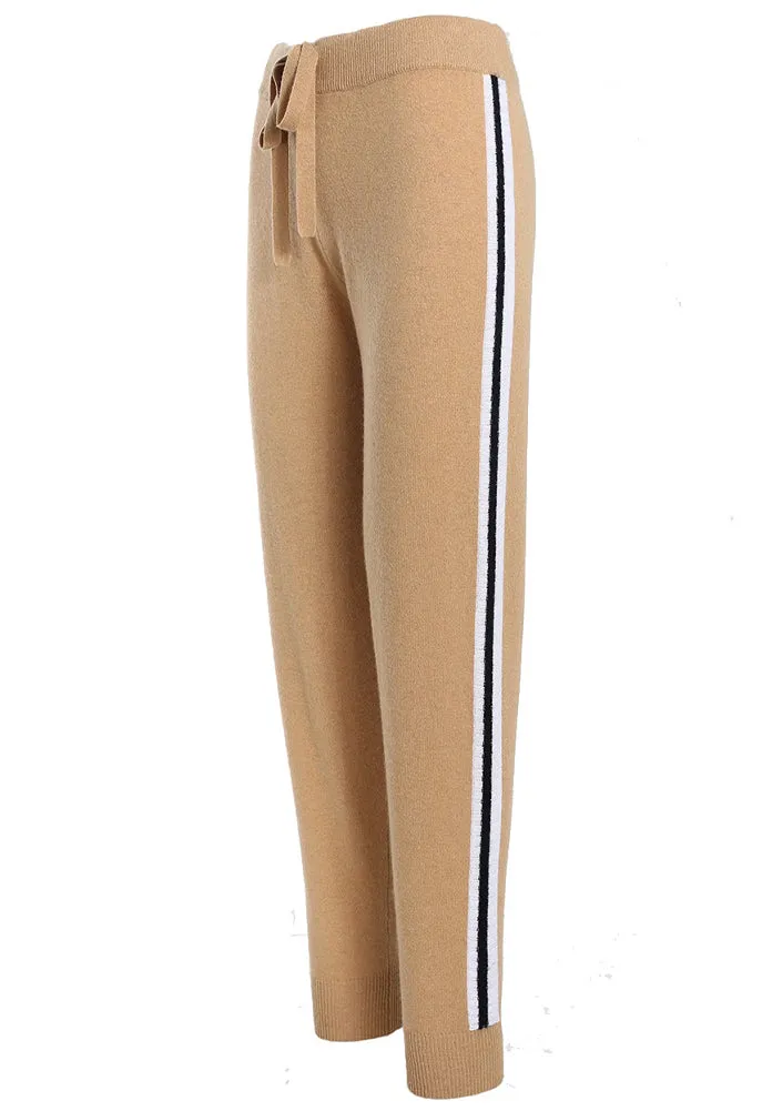 Minnie Rose Cashmere Sport Rib Joggers