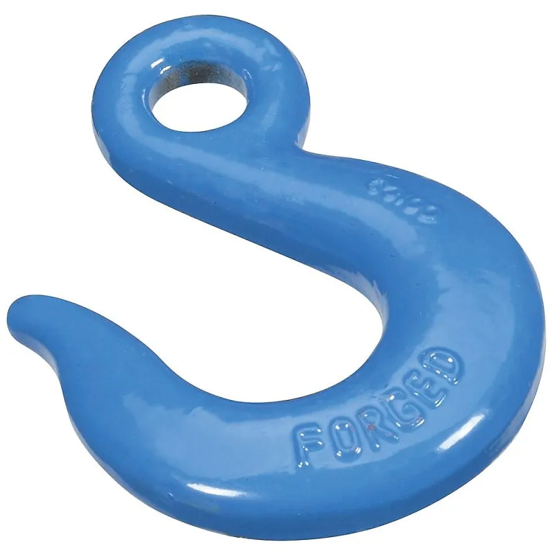 National Hardware 3243BC Series N177-352 Eye Slip Hook, 3/8 in, 5400 lb Working Load, Steel, Blue :EA: QUANTITY: 1