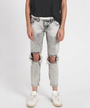 ONE TEASPOON: FREEBIRDS HARLEY GRAY SKINNY JEAN