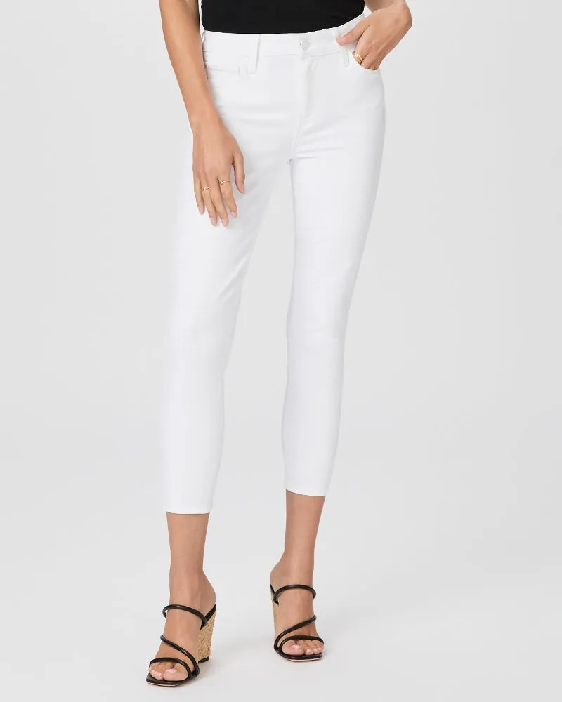 PAIGE Hoxton Crop - Crisp White