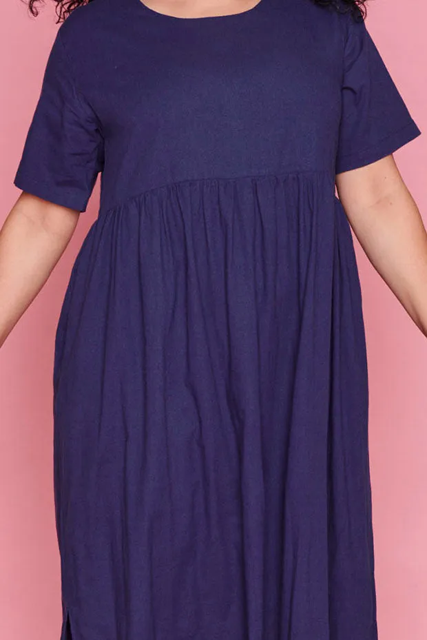 Patrice Navy Dress