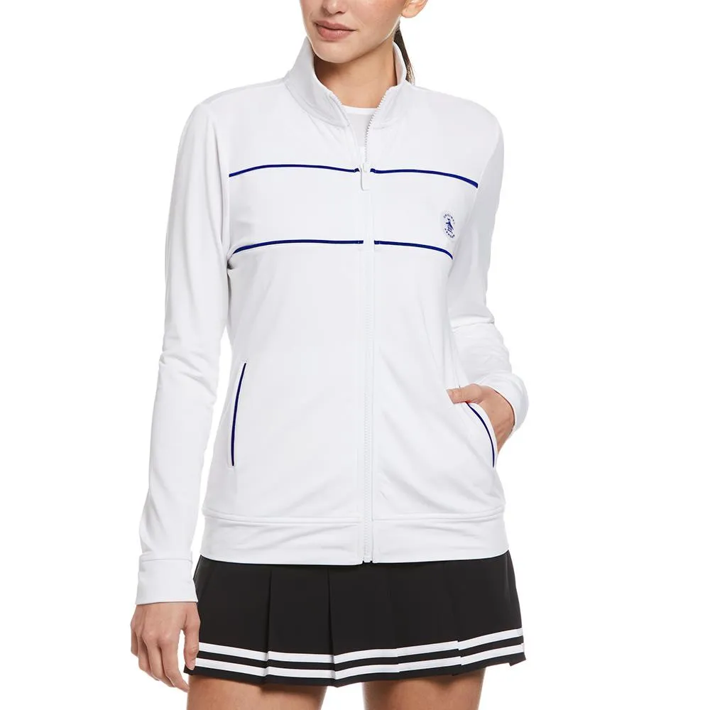 Penguin Women's Core Track Jacket - Bright White