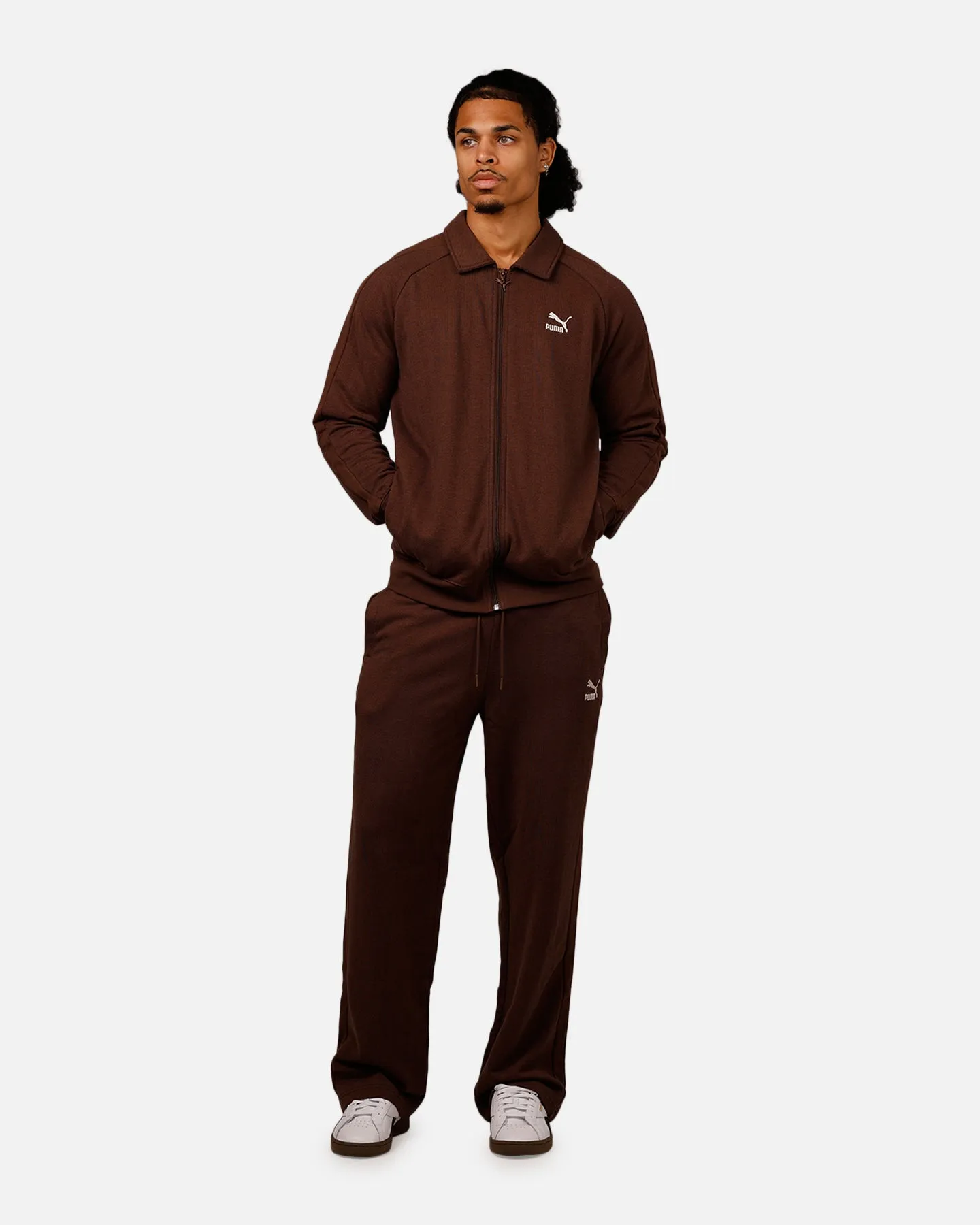 Puma T7 Track Jacket Brown