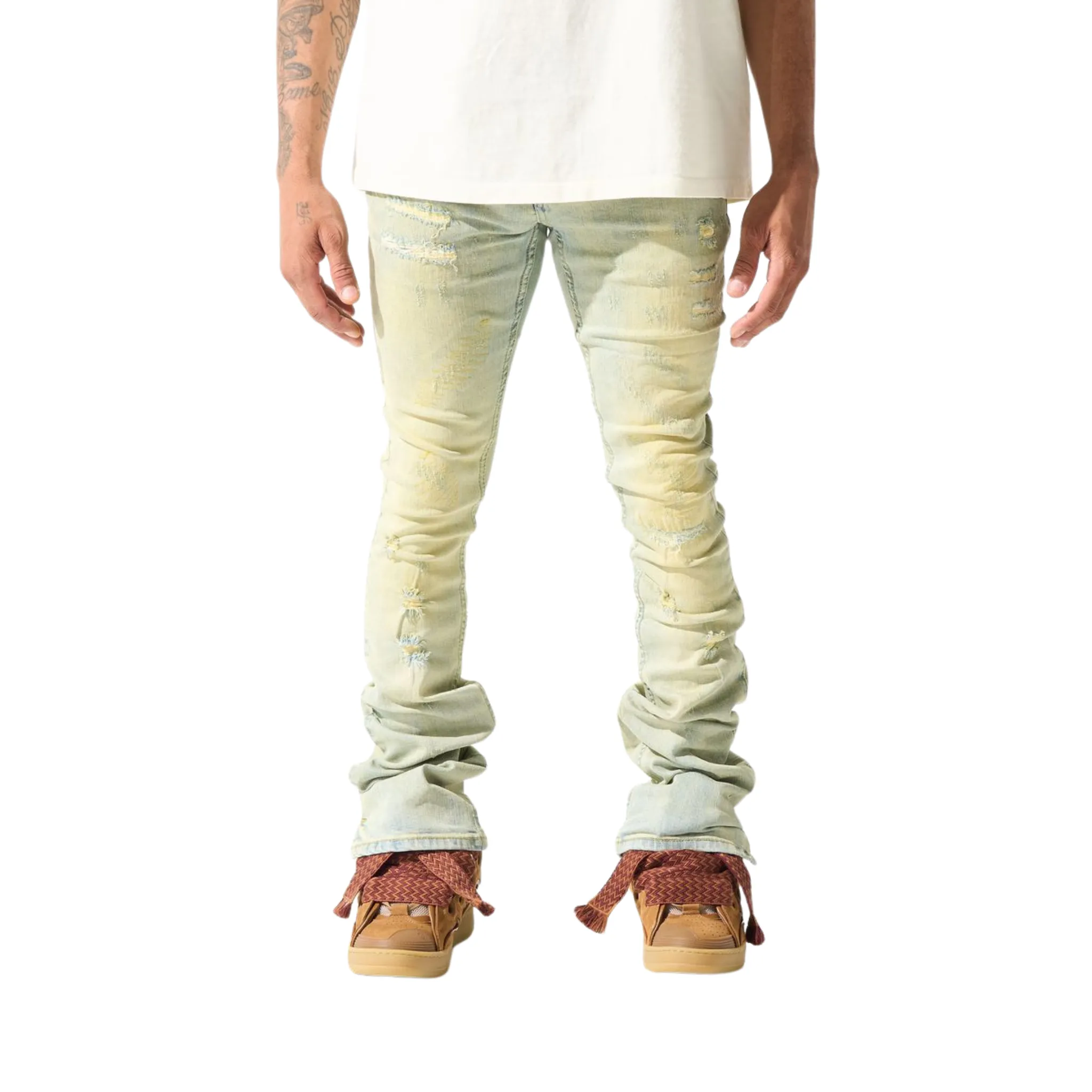 Serenede "Tierra" Stacked Jeans (Earth Blue)