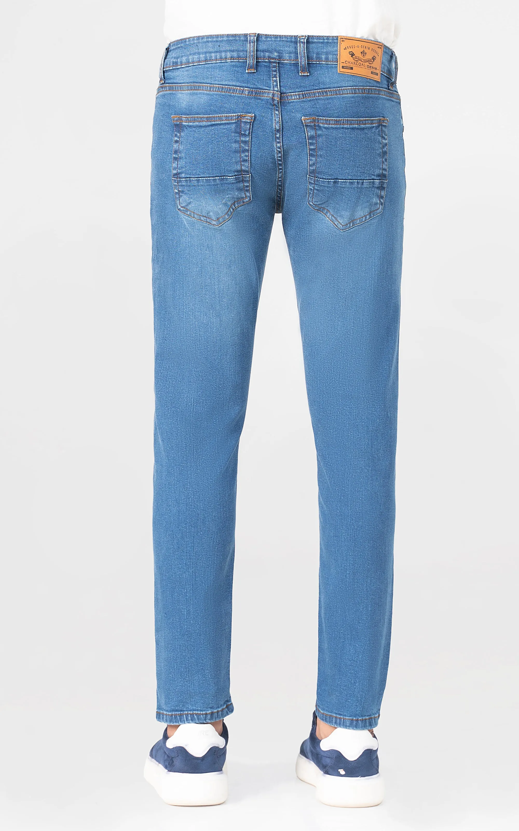 SLIM FIT  DENIM JEANS MID BLUE