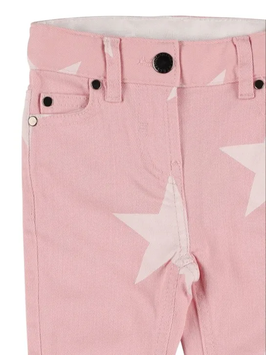 Stella McCartney Kids   Star print organic cotton blend jeans 