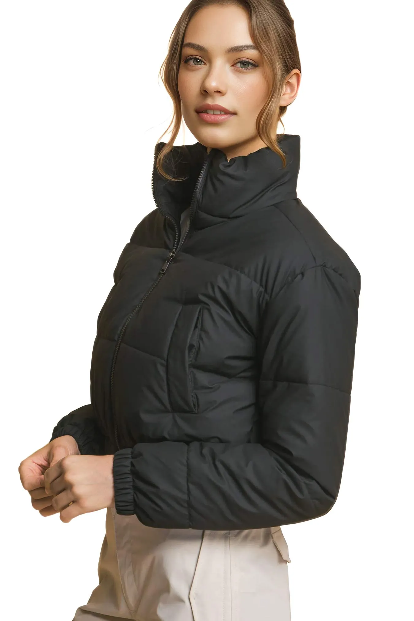 Super Crop Puffer Jacket