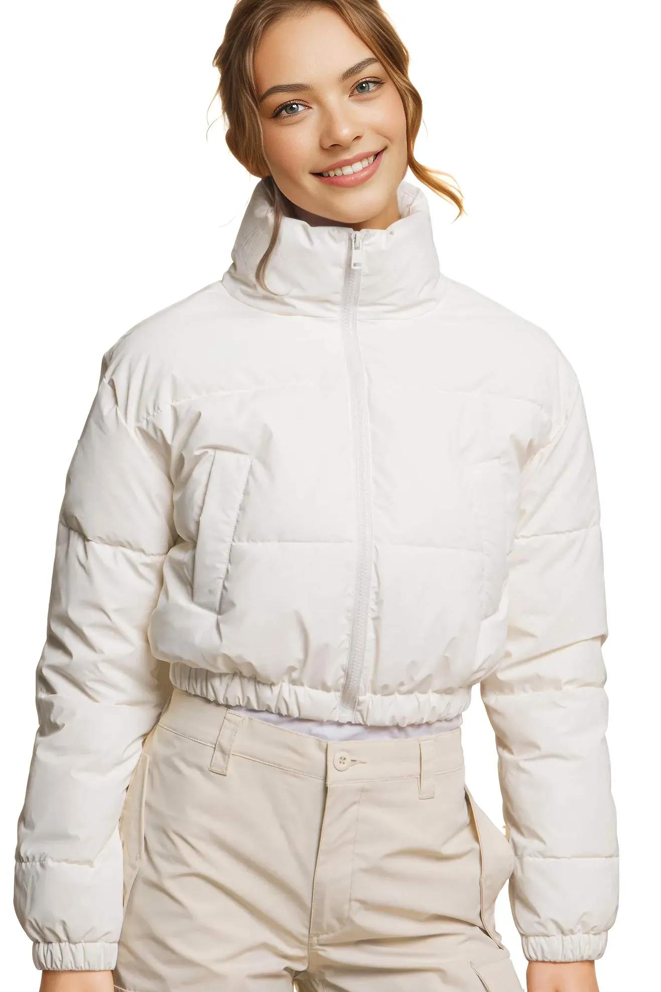 Super Crop Puffer Jacket