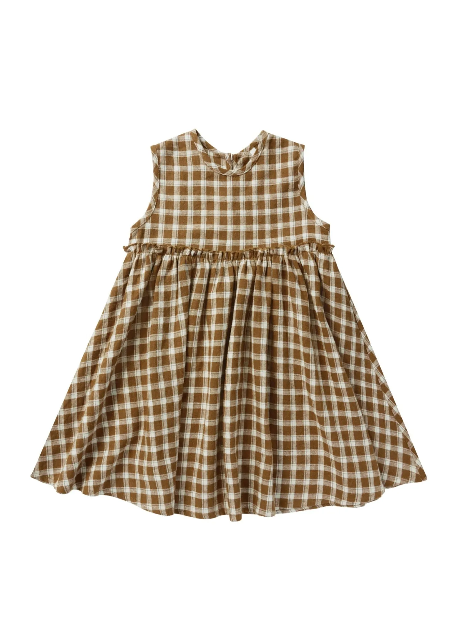 The Harper Dress by Rylee   Cru - Saddle Plaid - KIDS