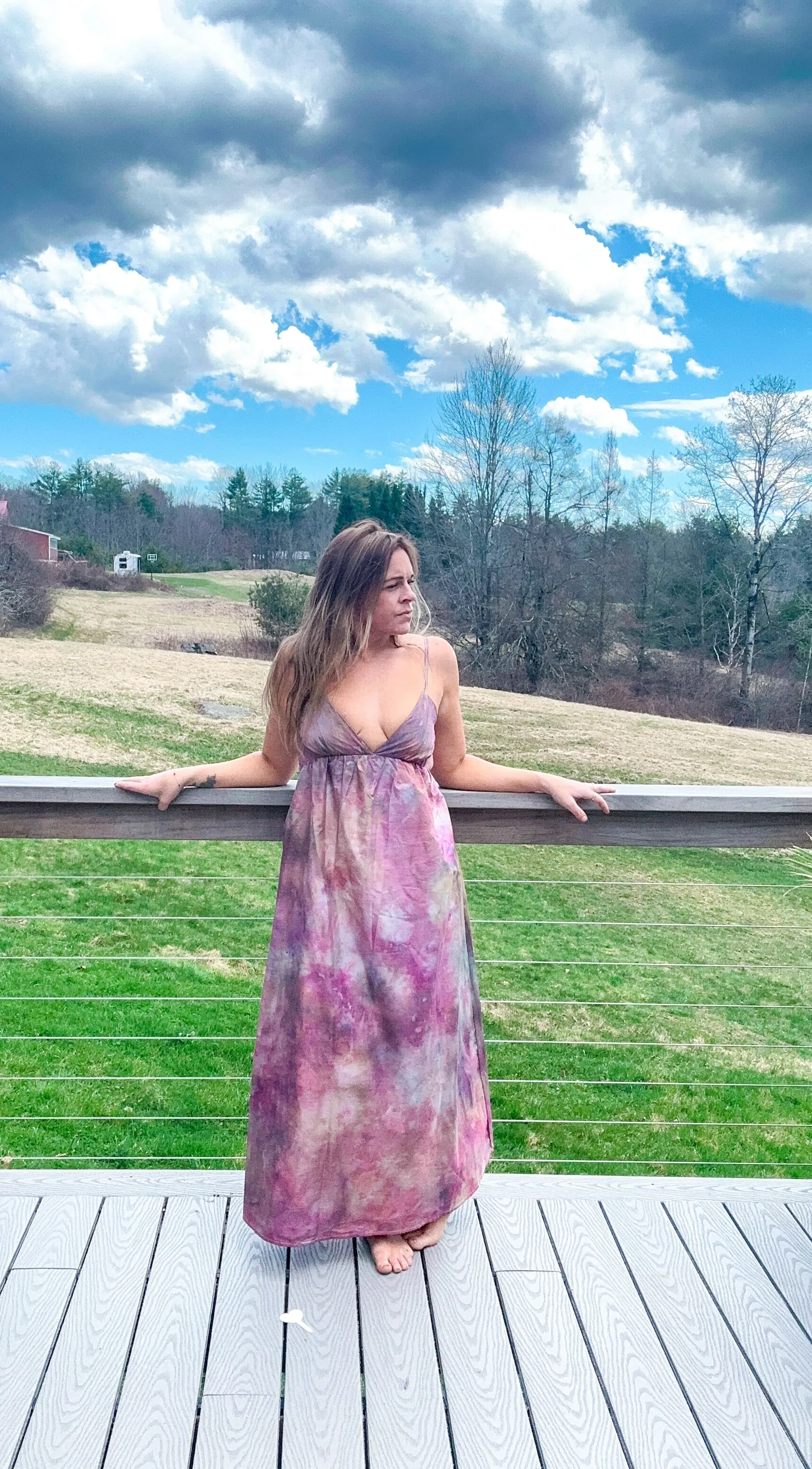 Tie Dye Babydoll Cami Dress