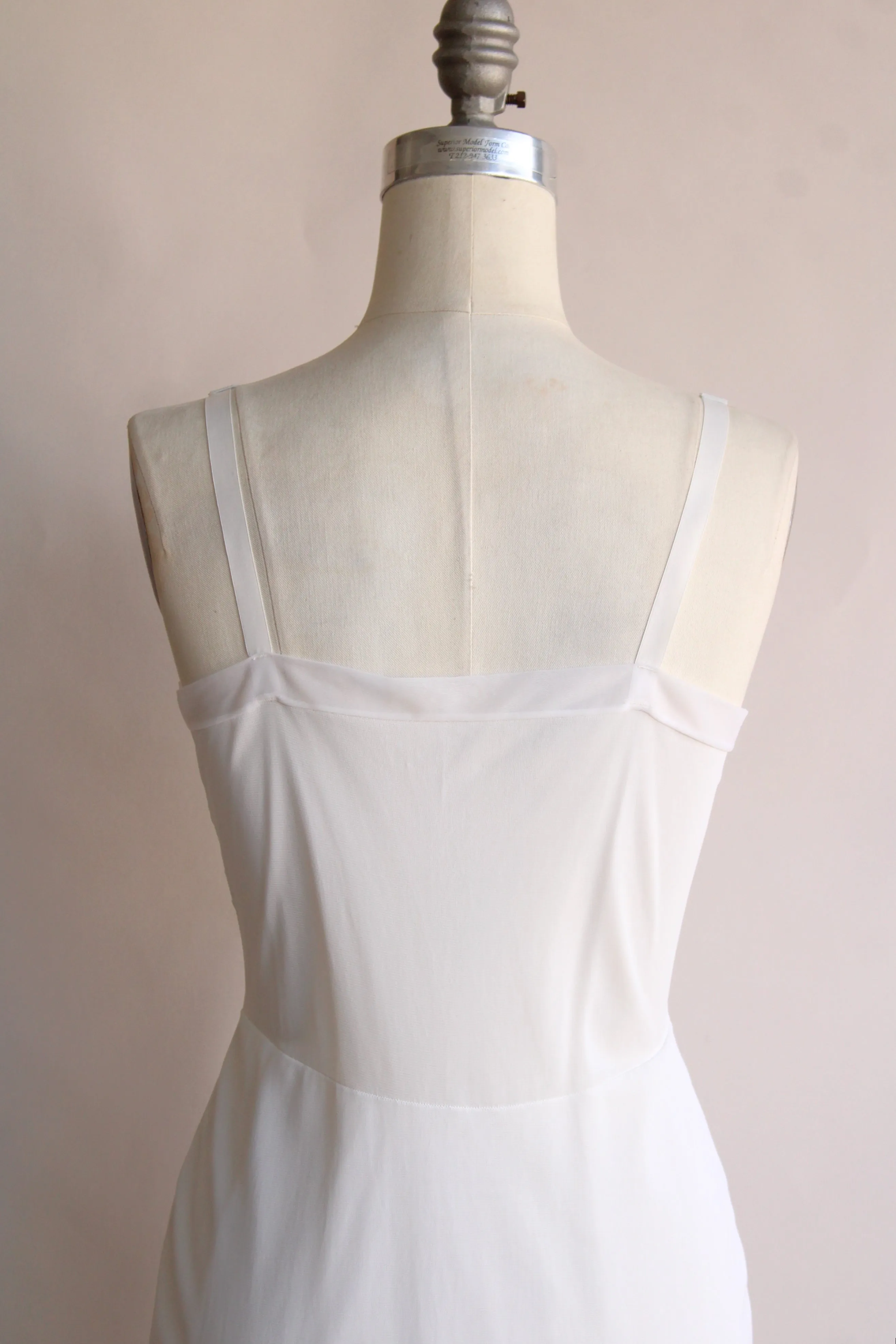 Vintage 1950s 1960s Deena Lingerie White Slip