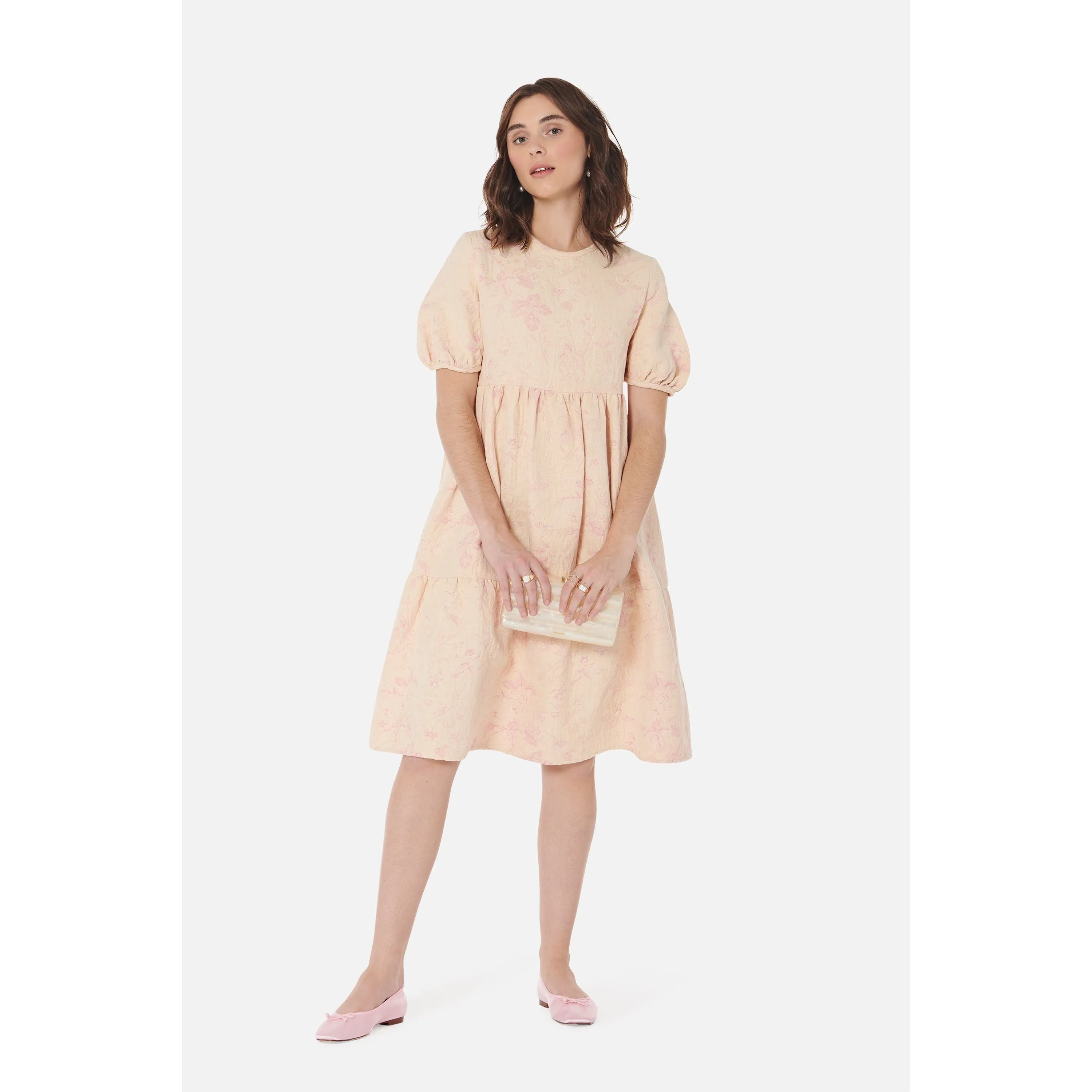 Women's Madeline Dress in Country Home Rose by Casey Marks