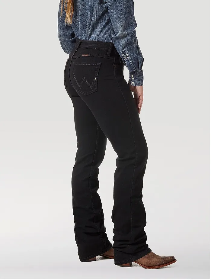 WOMEN'S WRANGLER® ULTIMATE RIDING JEAN Q-BABY IN BLACK MAGIC